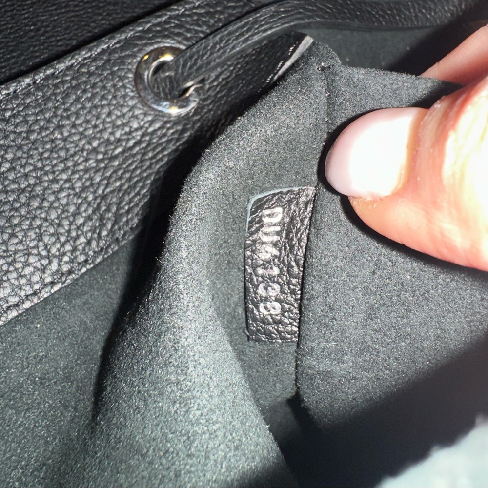 Louis Vuitton Black Leather Top-Handle Backpack - Picture 3 of 9